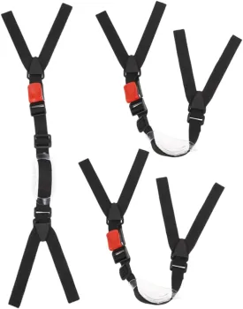 3pcs Nylon Helmet Chin Straps Detachable Chin Belt for Hard Hats Protective Strap Red