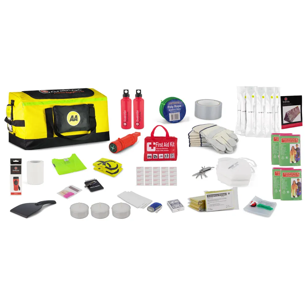 AA Grab & Go 4-Person Emergency Kit