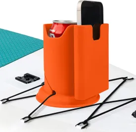 ANGAR Paddleboard Cup Holder, Paddle Board and Kayak Drink Holder, 2-in-1 Anti-Flip Drink & Phone Holder