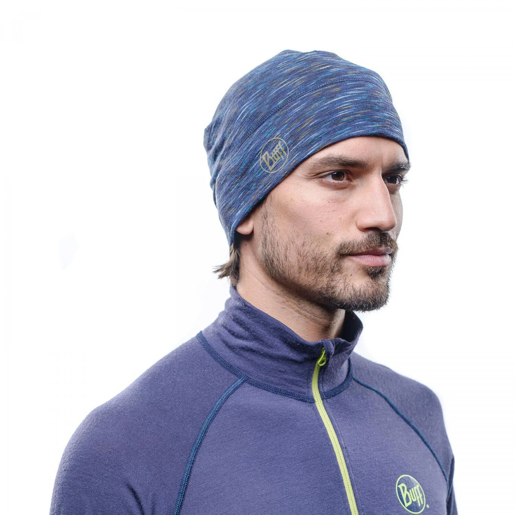 BUFF® Lightweight Merino Wool Hat (Denim Multi Stripes)