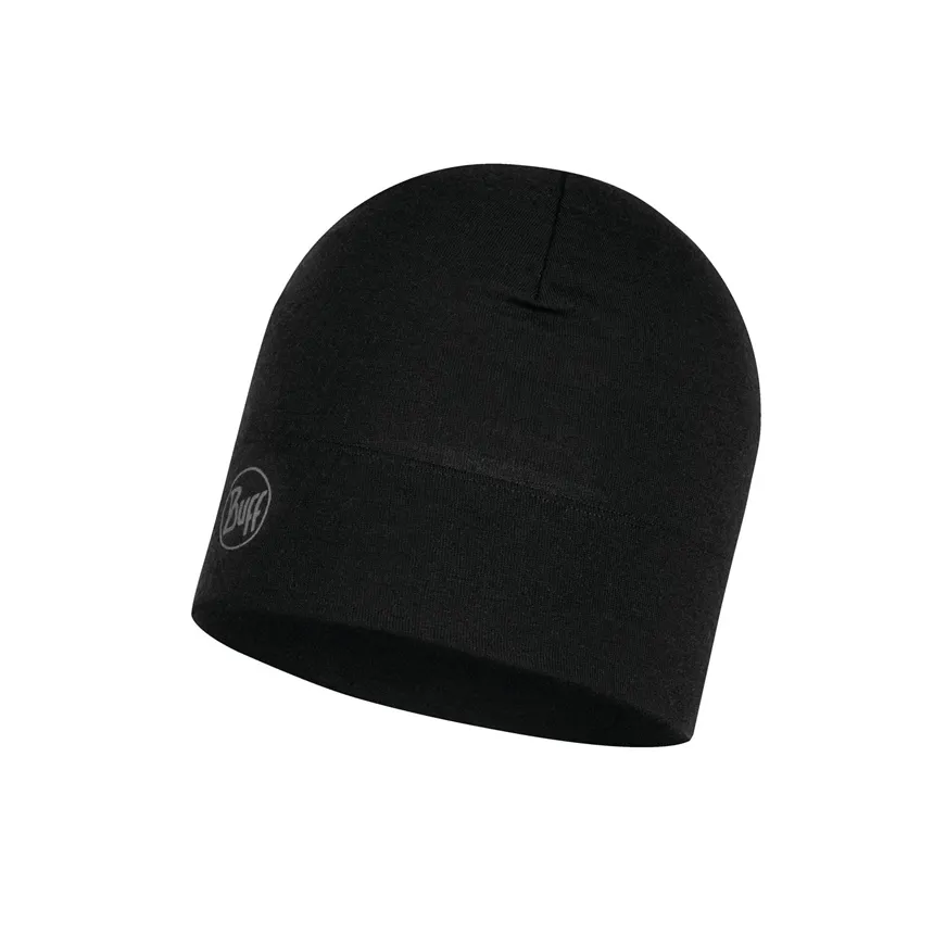 BUFF Merino Midweight Beanie Solid Black