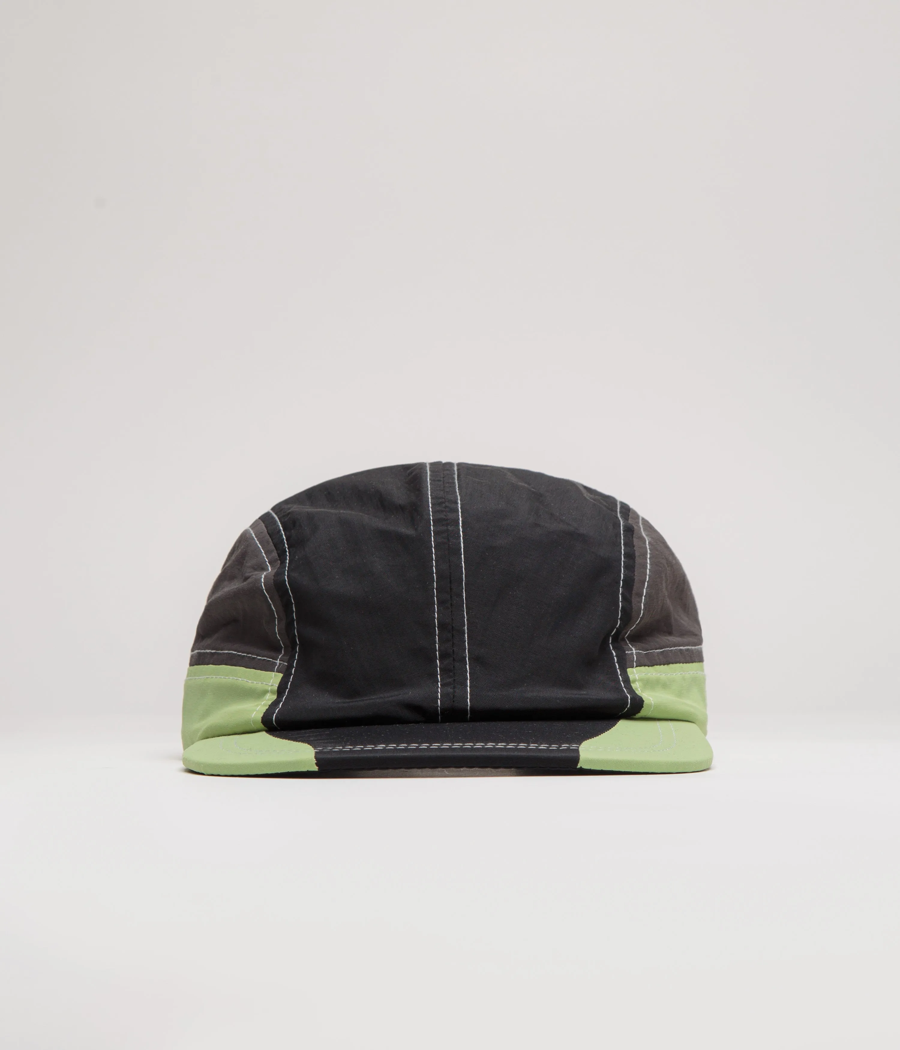 Butter Goods Stream 4 Panel Cap - Black / Pistachio