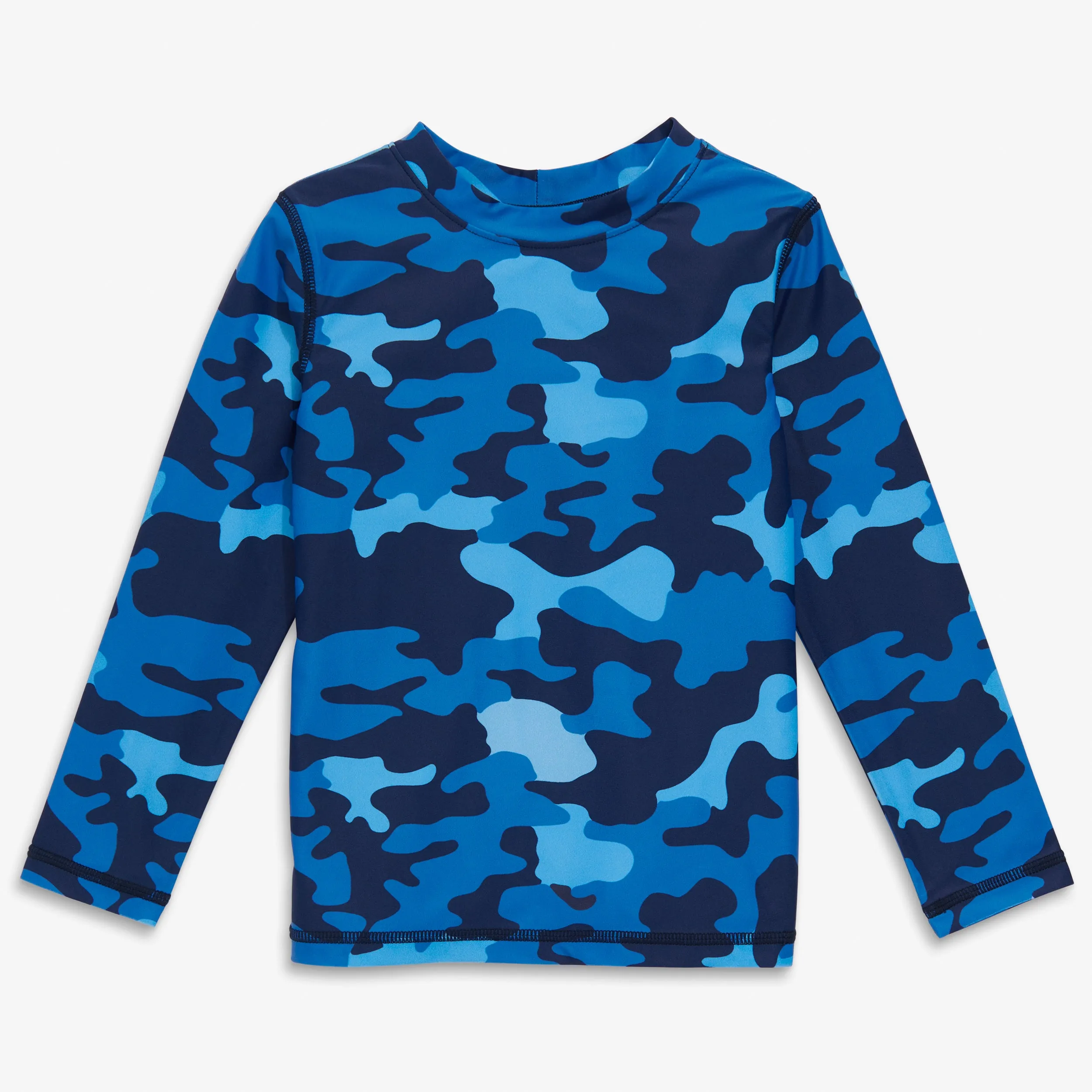 Clearance kids long sleeve rash guard in camo