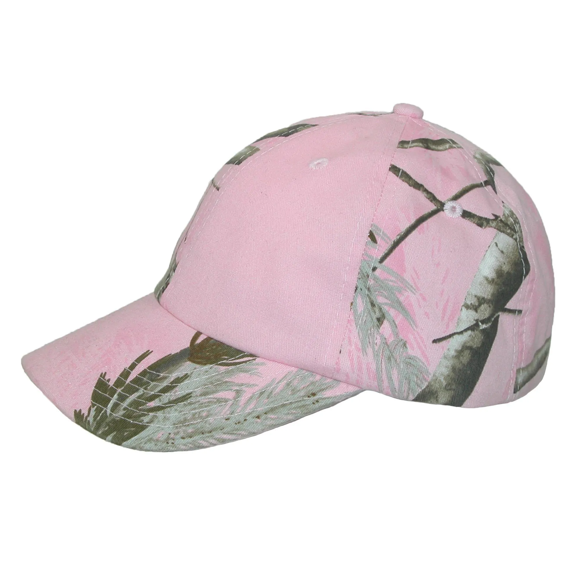 CTM® Women's Kati Treestand Pink Camo Baseball Hat