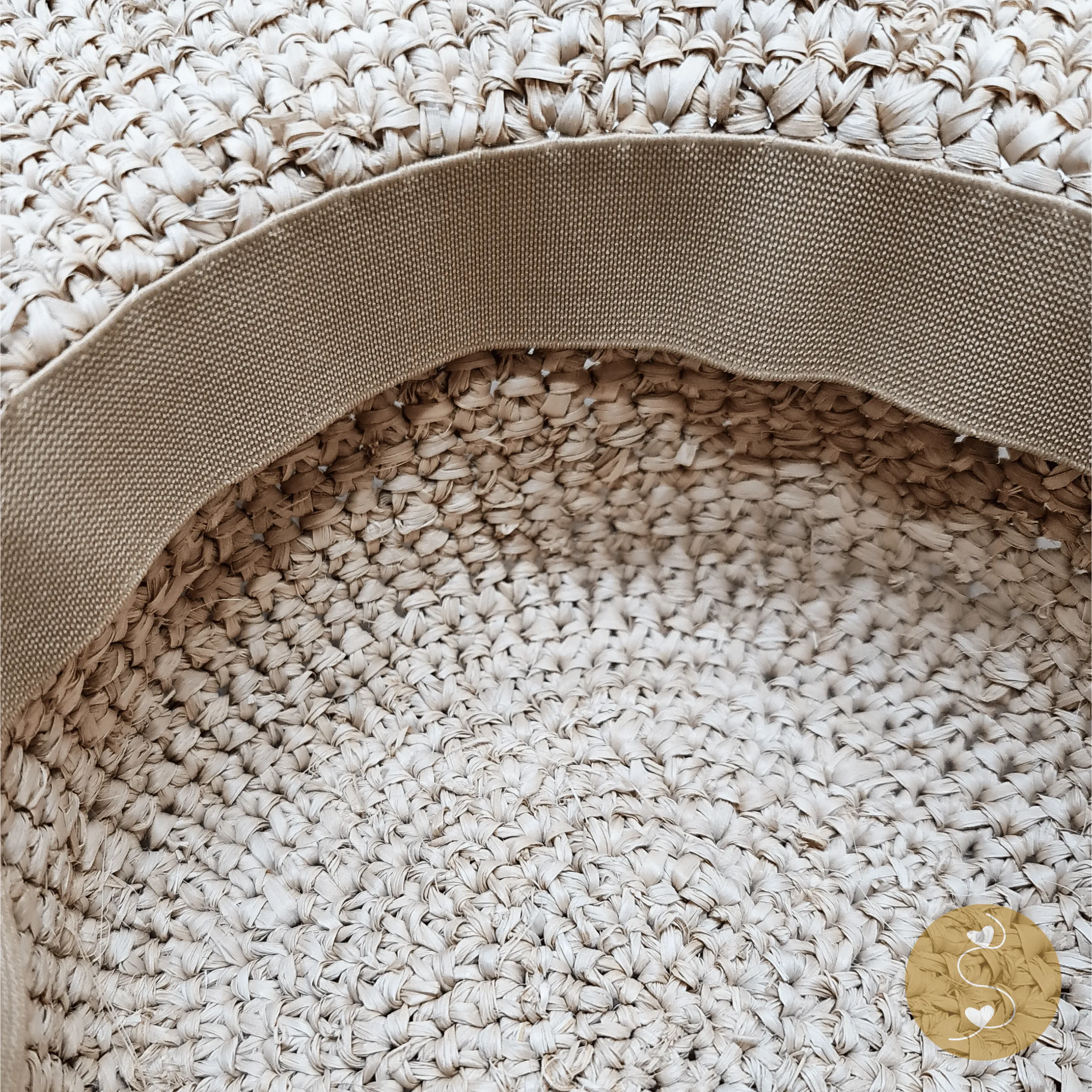 Daisy Hand Woven Beach Straw Hat