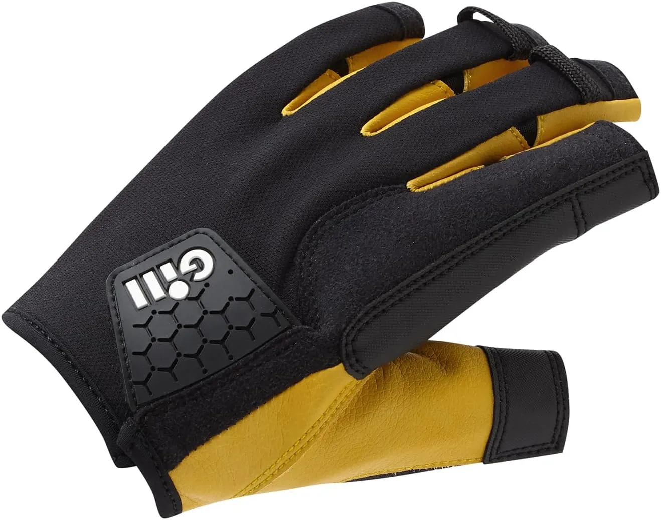 Gill Pro Sailing Gloves - Short Finger with 3/4 Length Fingers for Boating, Dinghy, SUP, Kayaking or Windsurfing