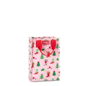 Howdy Holidays Reusable Gift Bag Tall