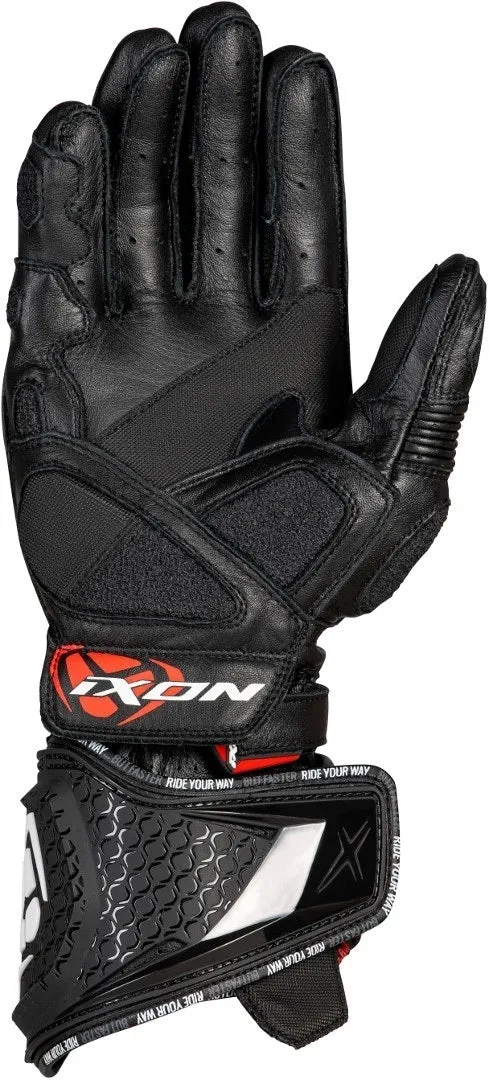 IXON RS REPLICA BLACK/WHITE GLOVES