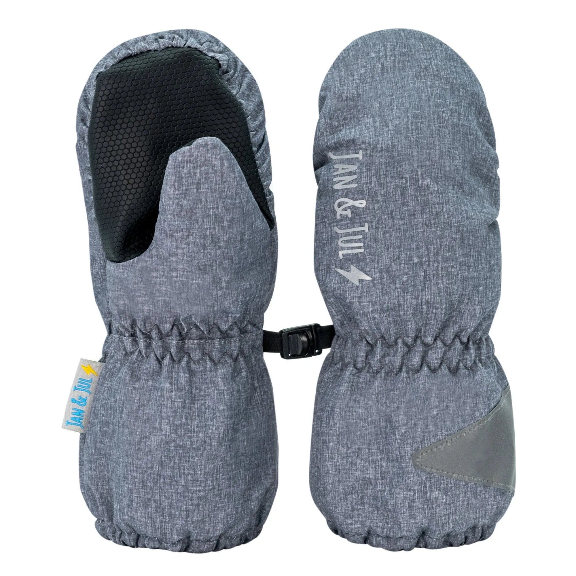 Jan & Jul Waterproof Rain Mittens - Heather Grey