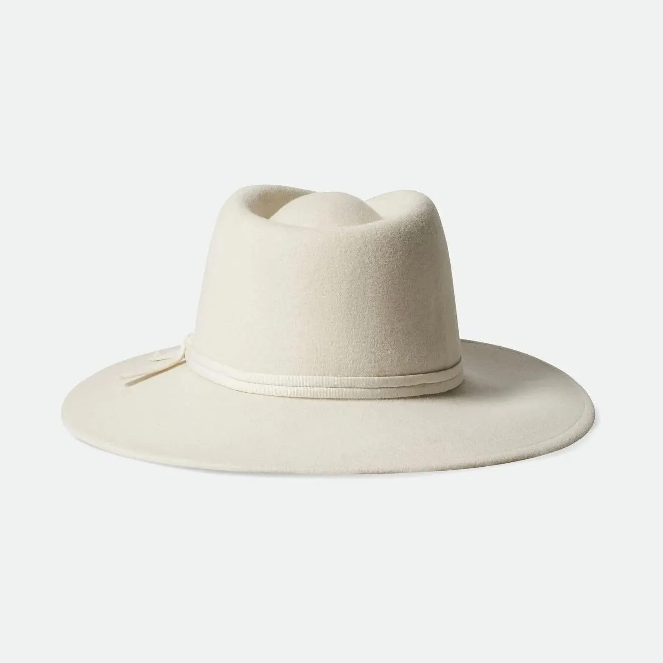 Joanna Felt Packable Hat - Off White