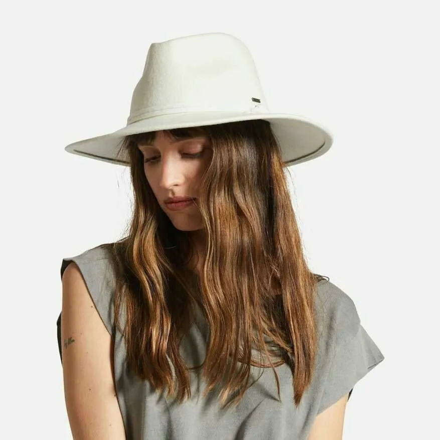 Joanna Felt Packable Hat - Off White
