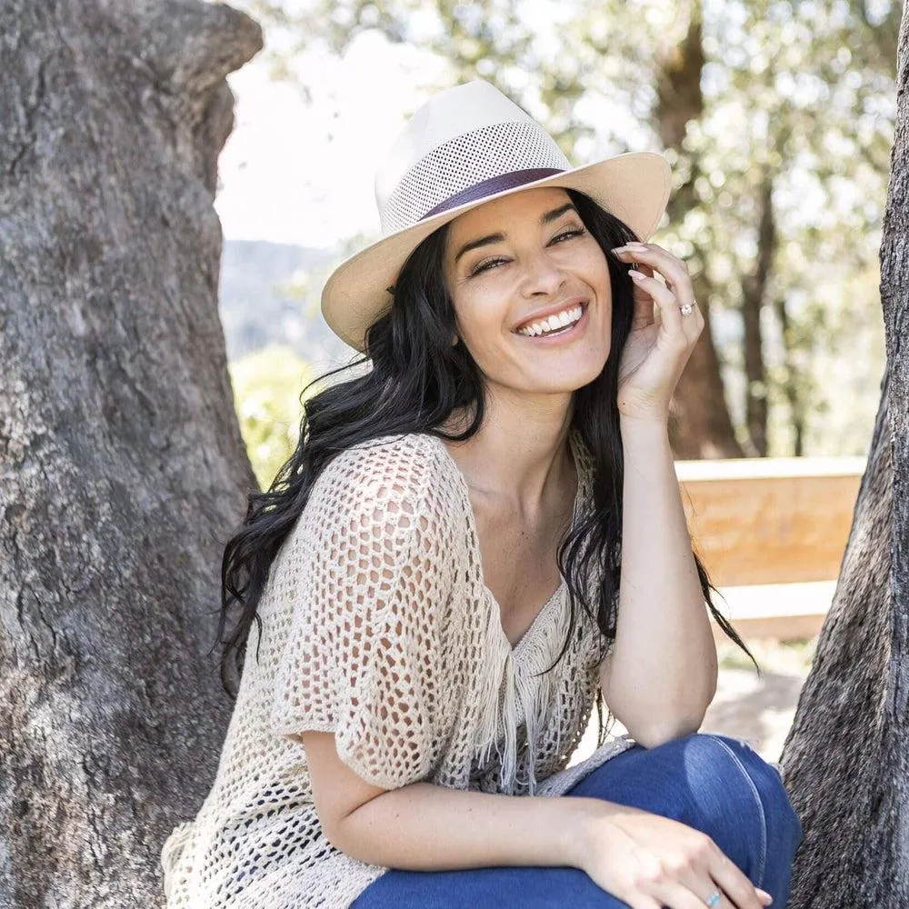 Milan | Womens Straw Fedora Hat