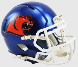 NCAA US Coast Guard Academy Bears Helmet Mini SpeedHelmet Replica Mini Speed Style, Team Colors, One Size