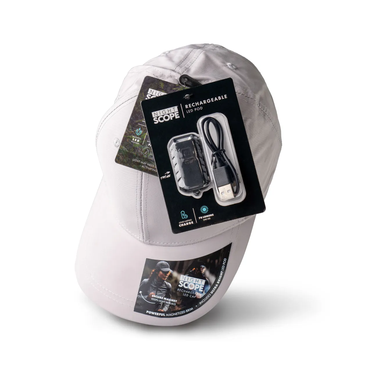 Night Scope MagnaLite Pro Rechargeable LED Cap