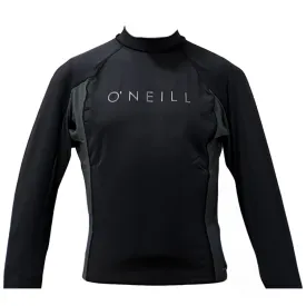 O'Neill Mens Long Sleeve Skin Crew RG4170OAGRA - BLK/GRA/BLK