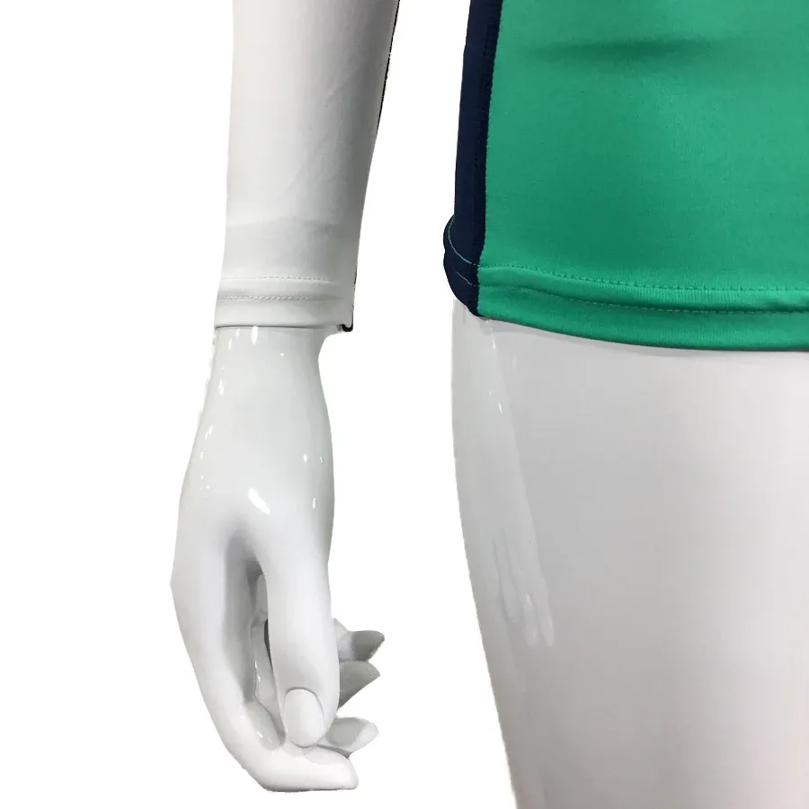 O'neill Womens Skins Crew Long Sleeve RG402650SEA - Seaglass Navy White