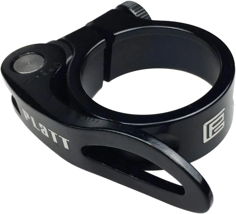 PLATT Bike Seat Post Clamp Aluminium Alloy Bicycle Quick Release Seatpost Collar 28.6mm / 31.8mm /34.9mm