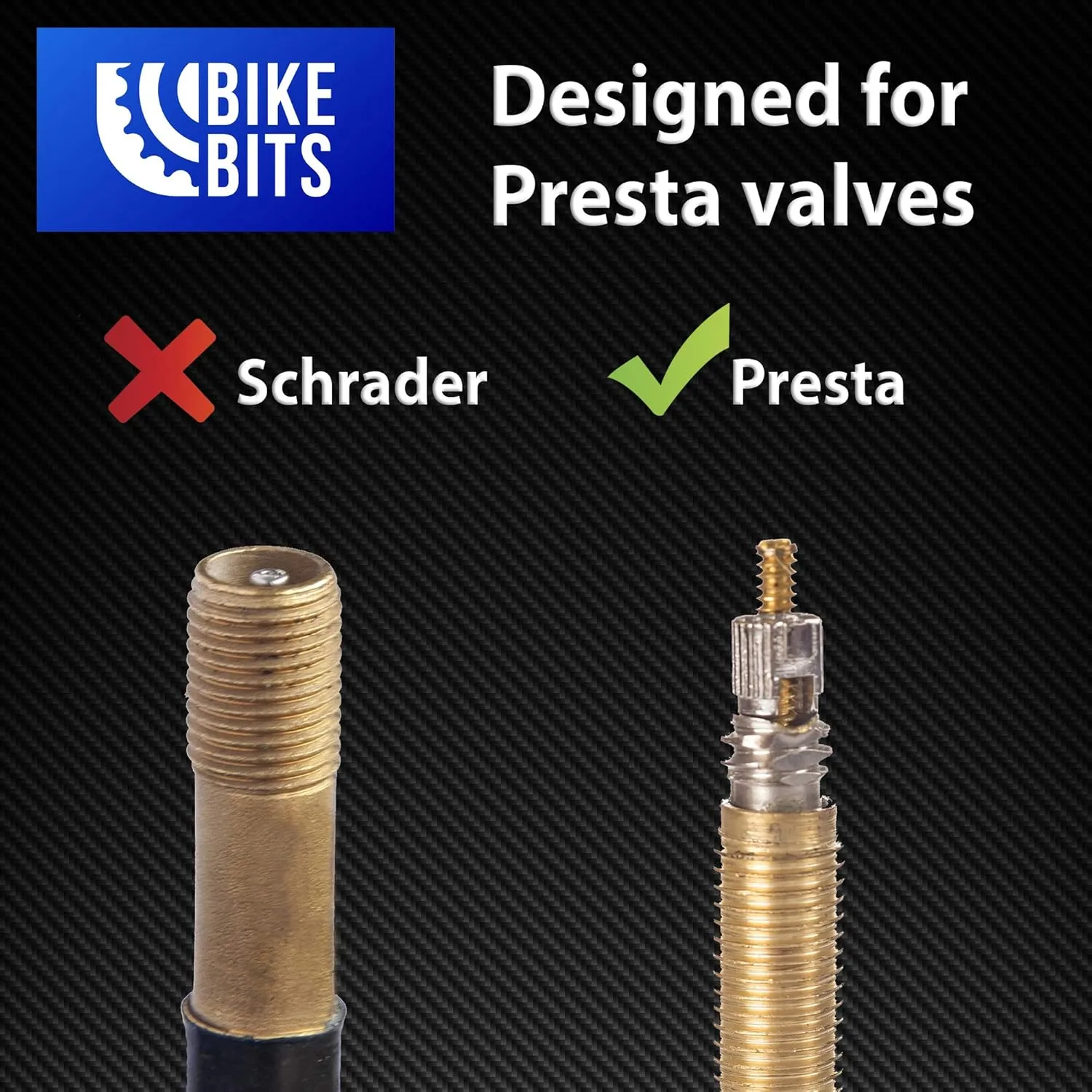 Presta Valve Caps - Anodized Aluminum - Use On Presta/French Valves - Designs: Bullet, Rocket, Hamburger, Pocket Rocket (4 Pack)