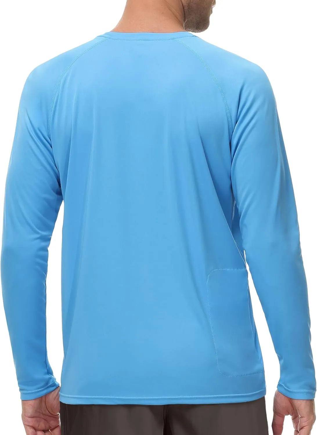 Rash Guard for Men Swim Shirt Quick Dry Fishing Shirts for Men UPF 50  Long Sleeve UV Sun Protection Beach Shirts