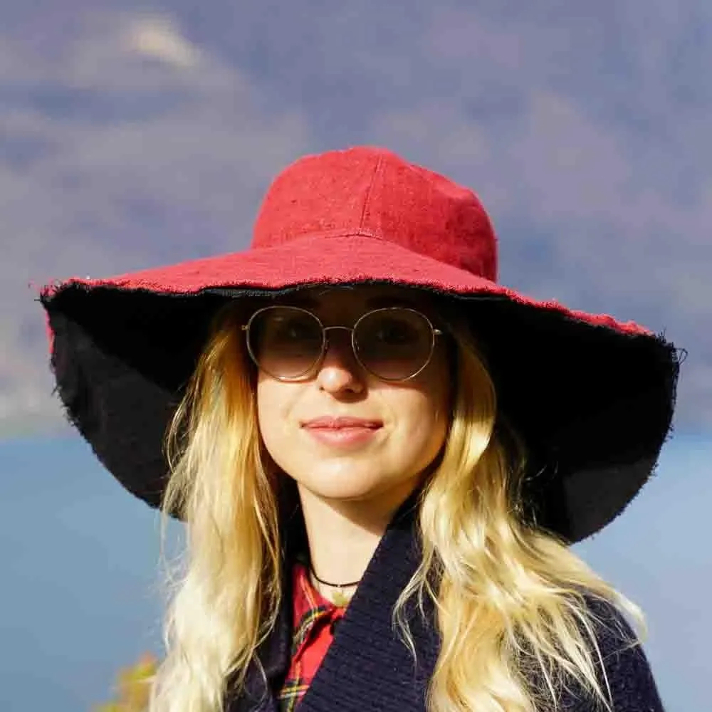 Reversible Wide Brim Hat