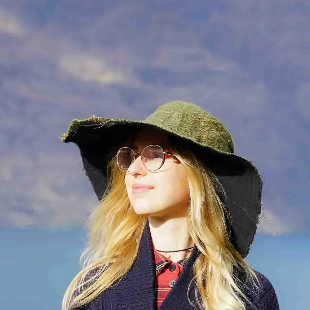 Reversible Wide Brim Hat