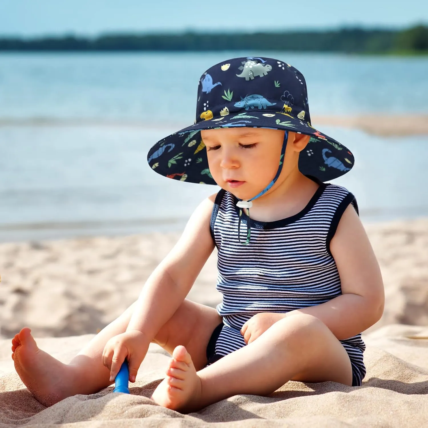 Sarfel Baby Sun Hat Summer Baby Boy Hats UPF 50  Sun Protection Toddler Hat Bucket for Baby Girl Adjustable Kid Cap