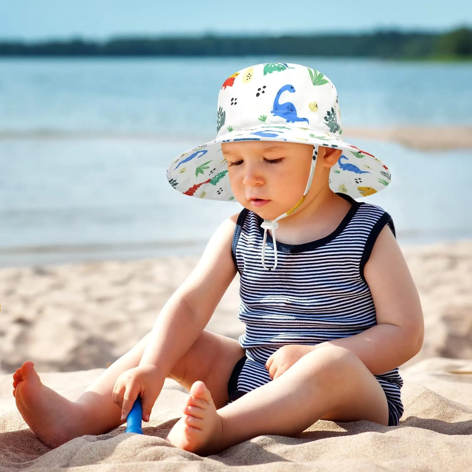 Sarfel Baby Sun Hat Summer Baby Boy Hats UPF 50  Sun Protection Toddler Hat Bucket for Baby Girl Adjustable Kid Cap