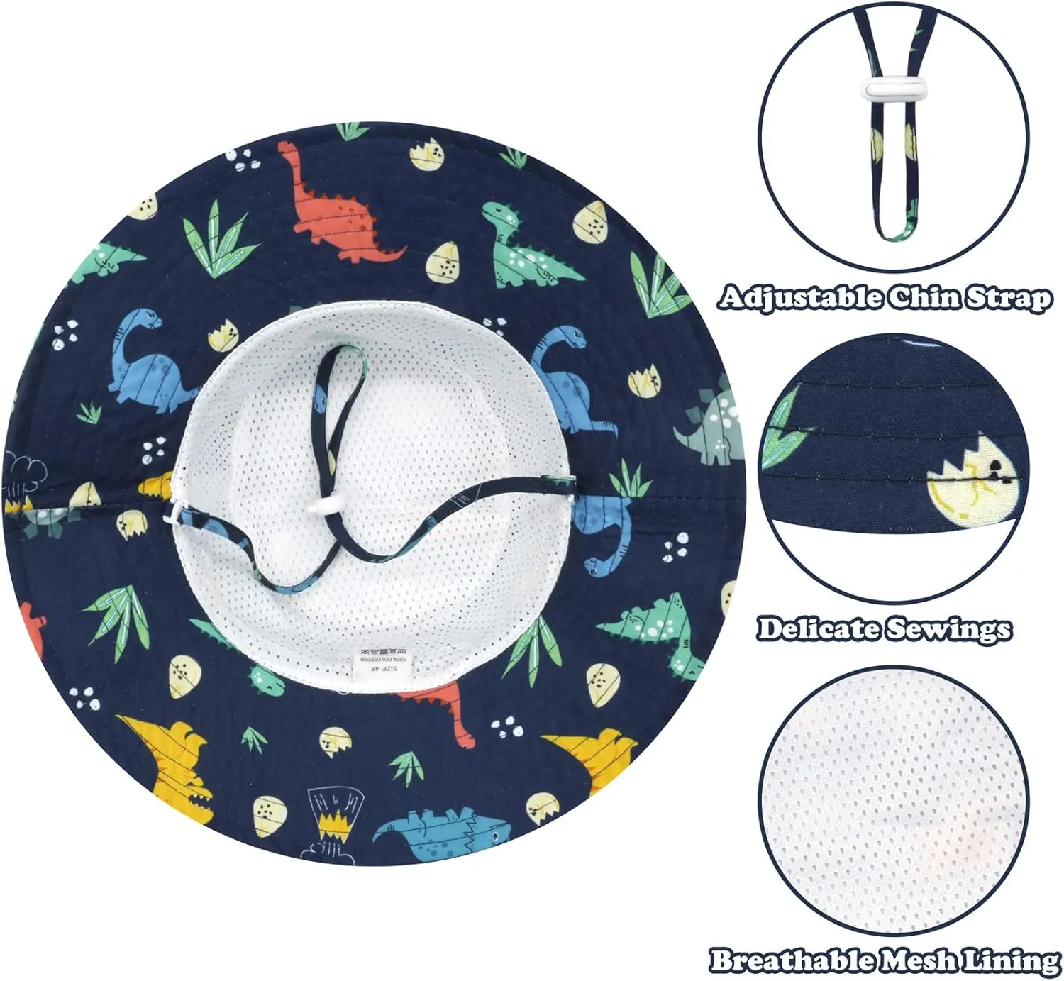 Sarfel Baby Sun Hat Summer Baby Boy Hats UPF 50  Sun Protection Toddler Hat Bucket for Baby Girl Adjustable Kid Cap