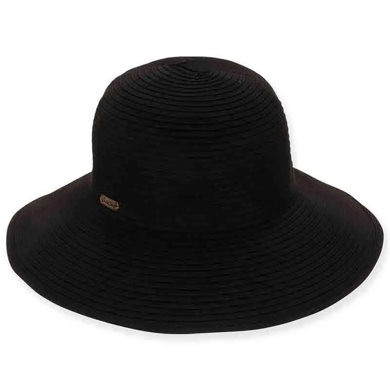 Sewn Ribbon Packable Shapeable Sun Hat - Sun 'N' Sand Hats