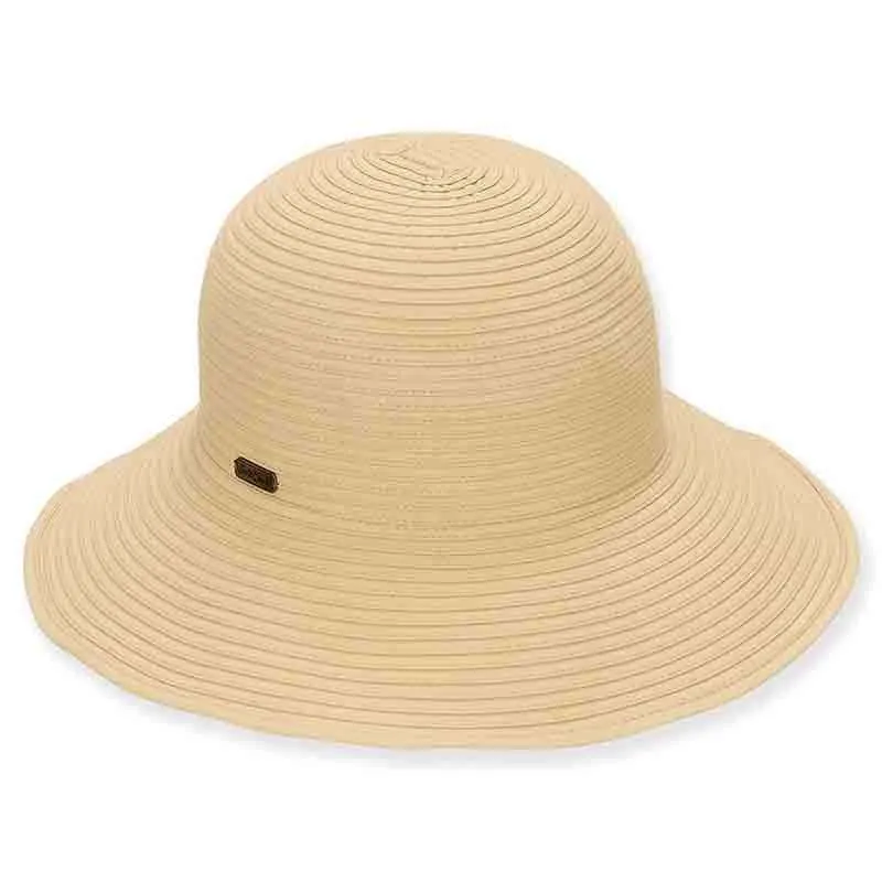 Sewn Ribbon Packable Shapeable Sun Hat - Sun 'N' Sand Hats