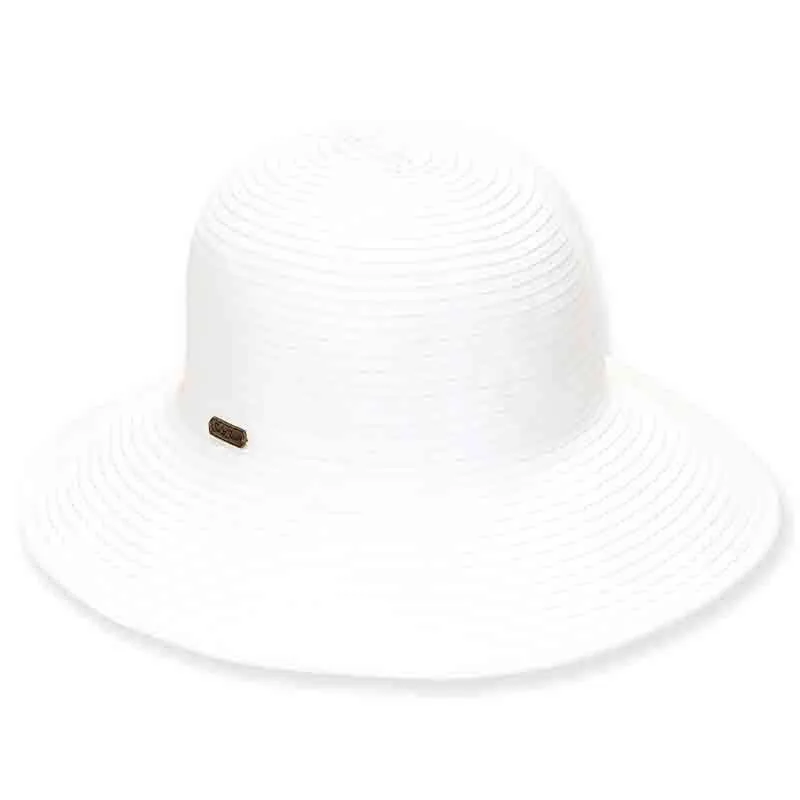 Sewn Ribbon Packable Shapeable Sun Hat - Sun 'N' Sand Hats