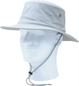 Sloggers® 4471GY Men's Adjustable Classic Cotton Hat with Wind Lanyard, Gray
