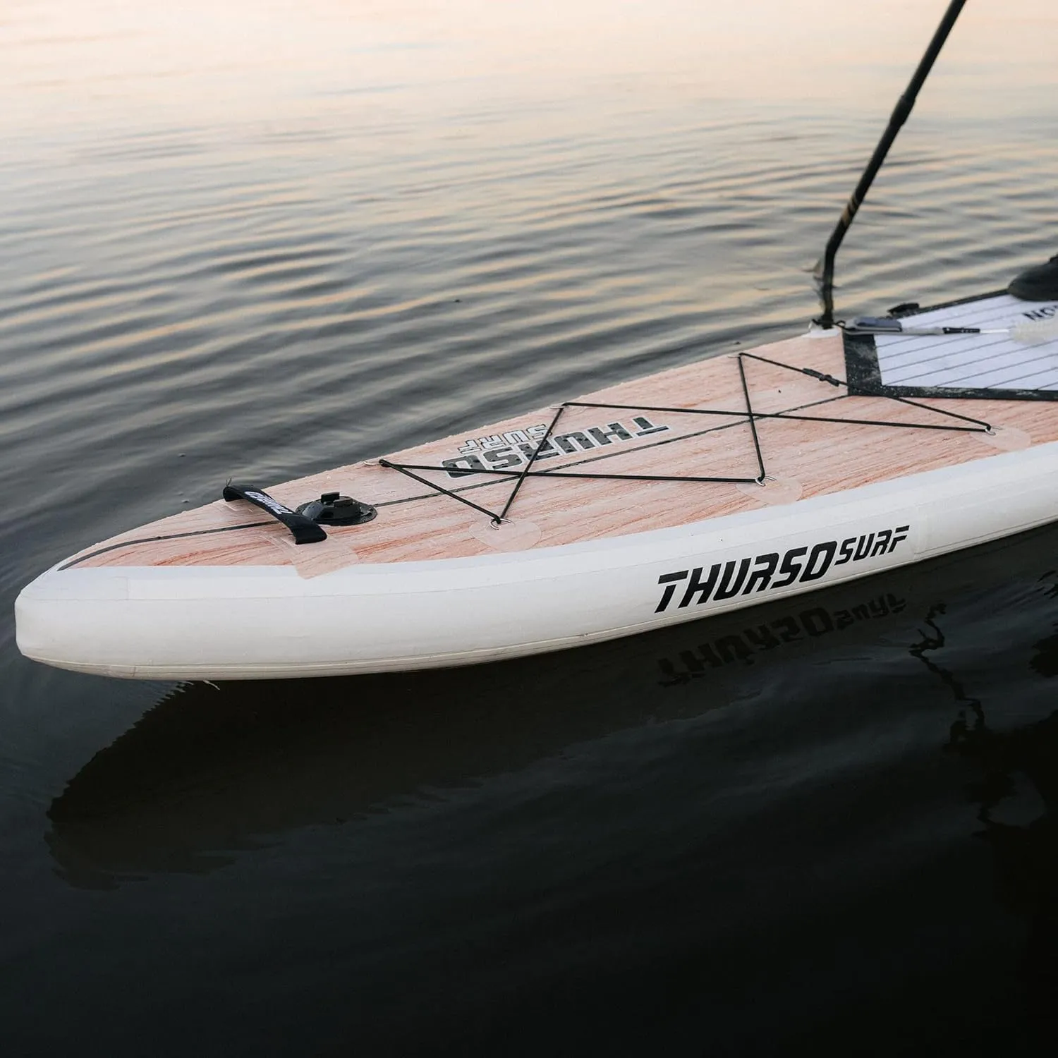 THURSO SURF Expedition Touring Inflatable Stand Up Paddle Board SUP 11'6 | 12'6 Woven Drop-Stitch Two Layer Stabel Non-Slip Deck with SUP Accessories for Adults