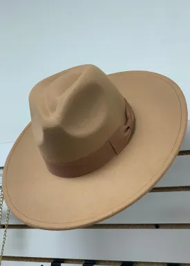 Wide Brim Hat Camel