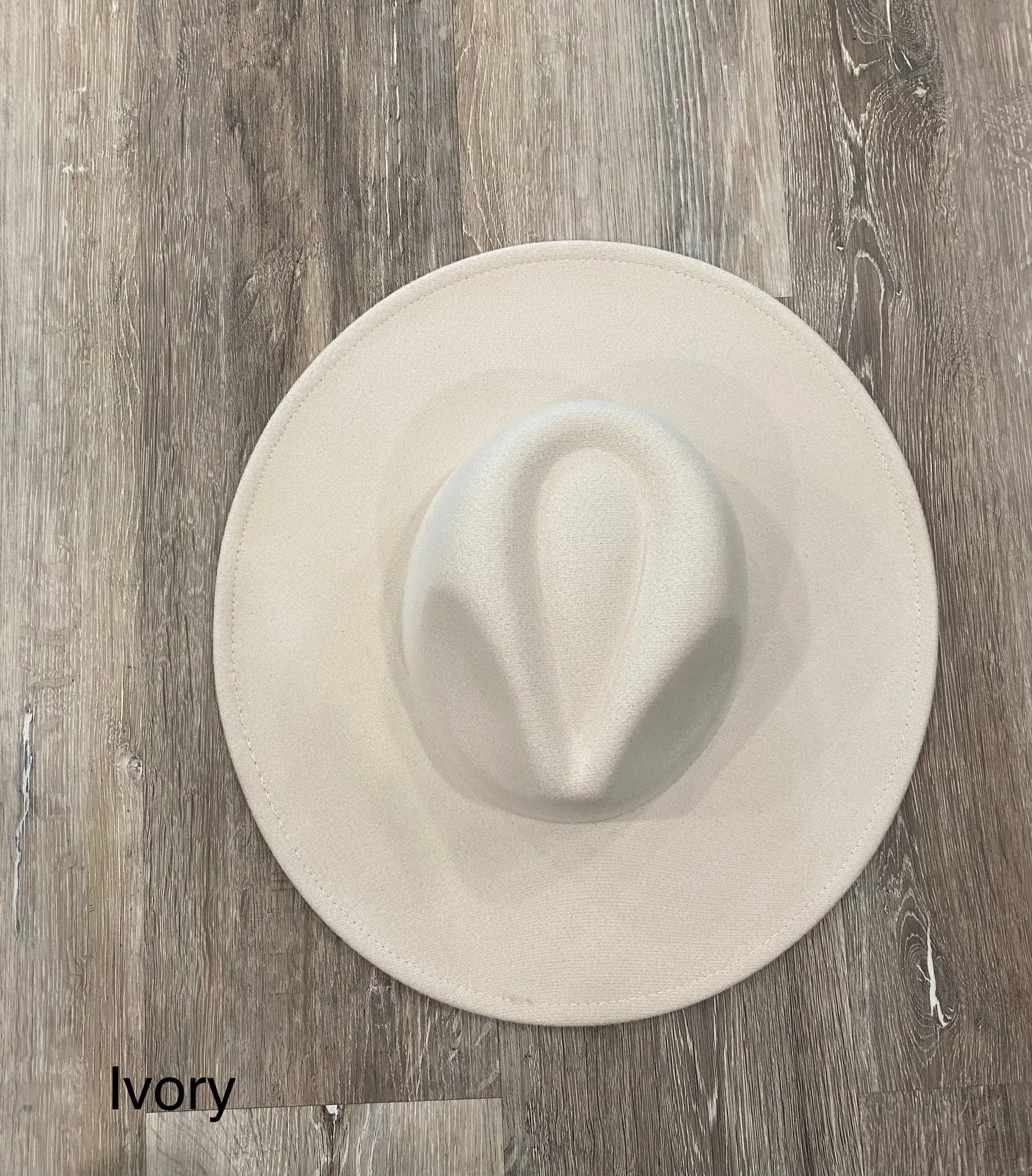 Wide Brim Vegan Felt Hat