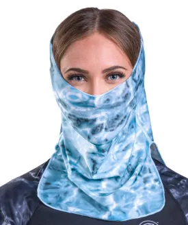 Womens ProMax UV Vented Adjustable Face Mask Gaiter | Aqua Design