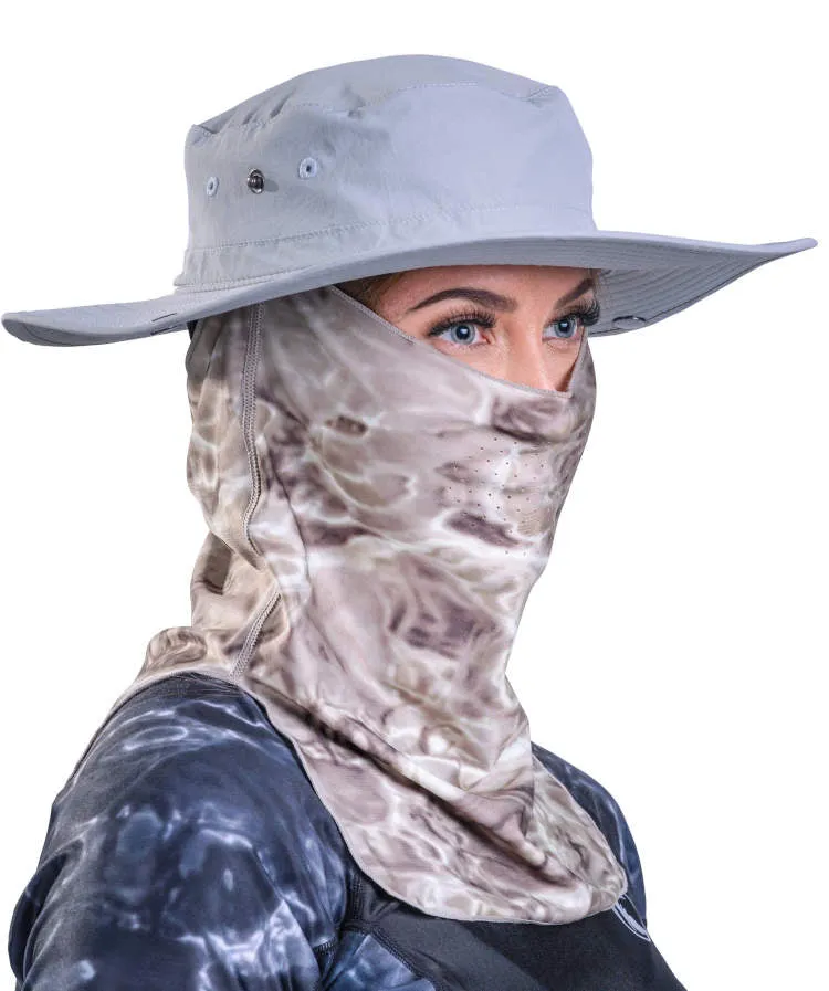 Womens ProMax UV Vented Adjustable Face Mask Gaiter | Aqua Design