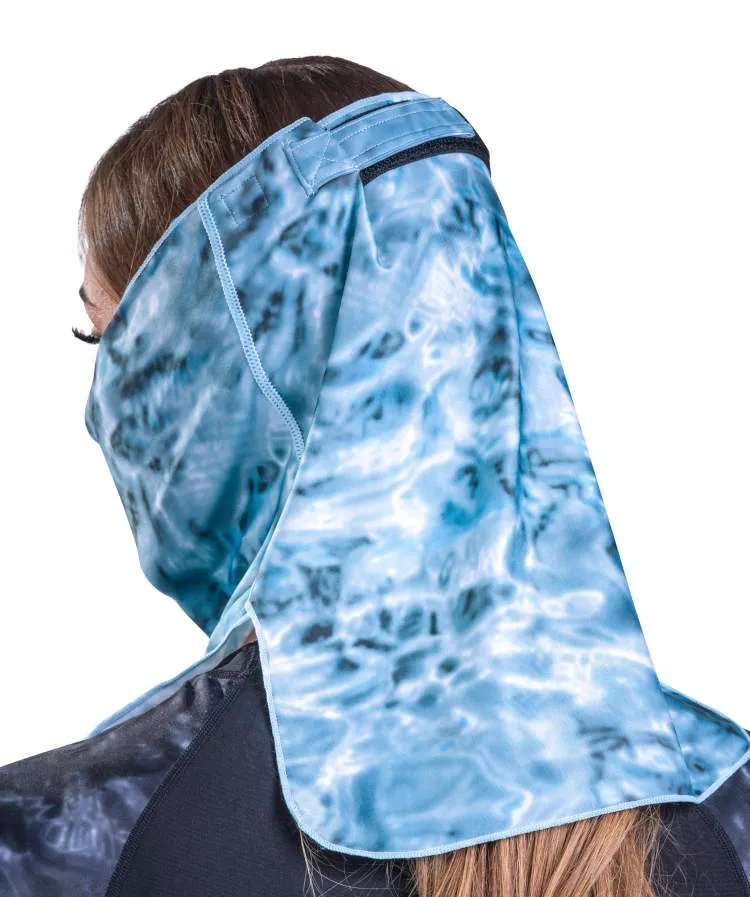 Womens ProMax UV Vented Adjustable Face Mask Gaiter | Aqua Design