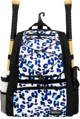 Youth Baseball Bag with Vented Shoe Compartment, Softball Bat Bag for Batting Mitten, Helmet, Teeball Gear - Adult Boys Girls Kids