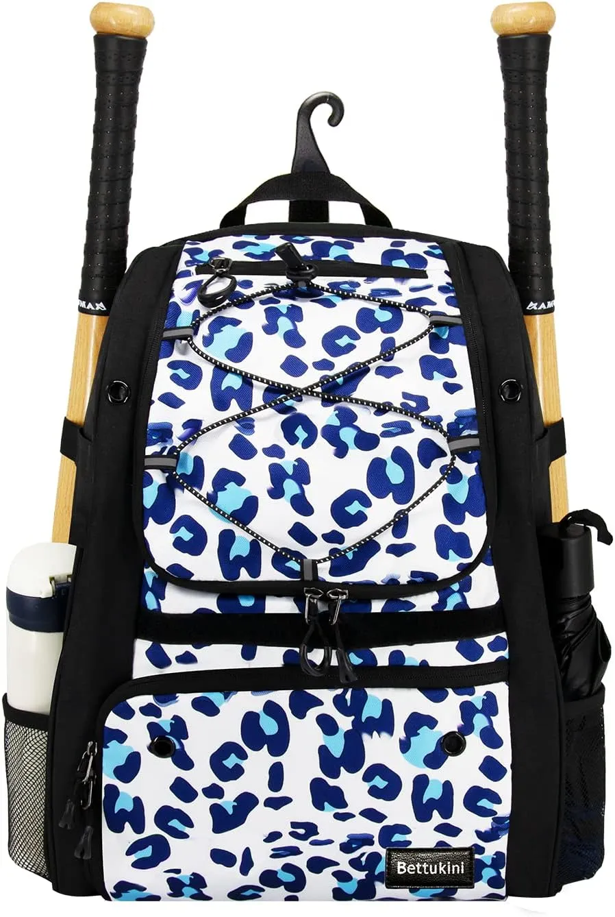 Youth Baseball Bag with Vented Shoe Compartment, Softball Bat Bag for Batting Mitten, Helmet, Teeball Gear - Adult Boys Girls Kids